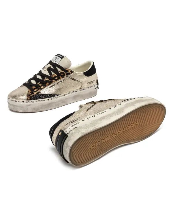 Distressed Platform Sweet Like Honey Sneakers 3 Image