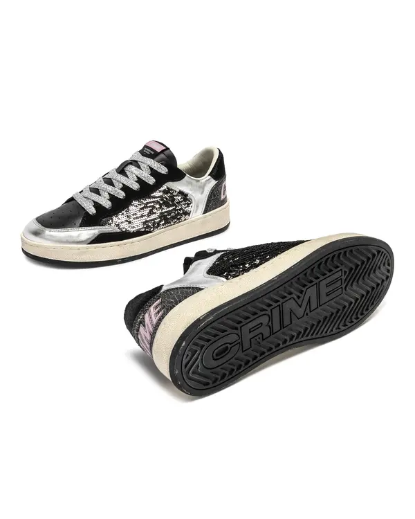 Chelsea Silver Strobe Sneakers 3 Image
