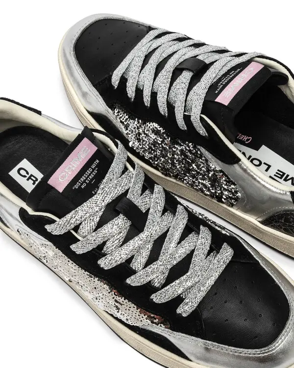 Chelsea Silver Strobe Sneakers 4 Image