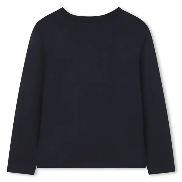 Monogram Logo Cotton Long Sleeved T-shirt - Kids 1 Image