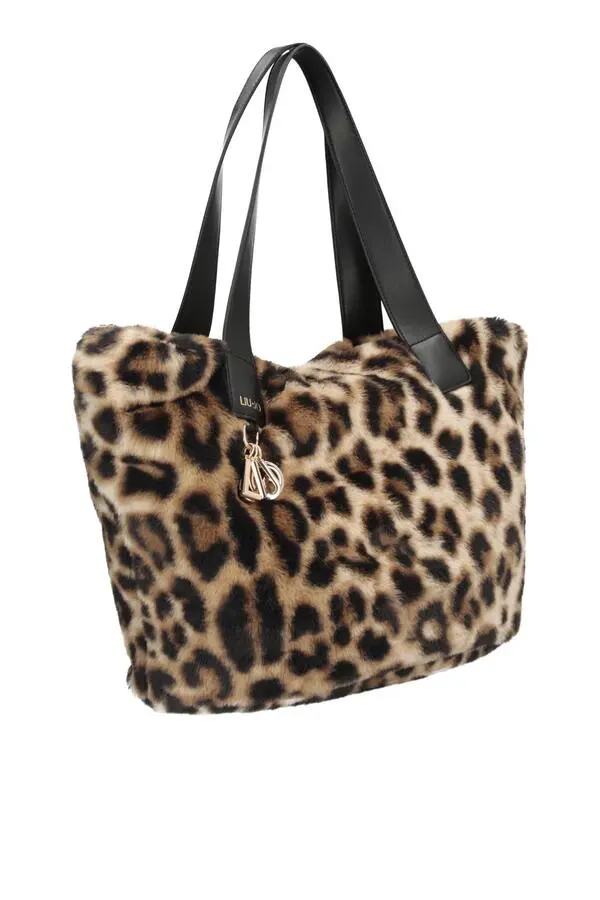 Large faux fur hobo bag 1 Image