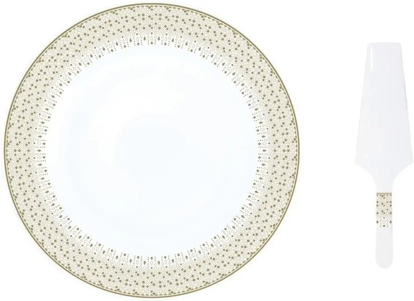 Cake Platter 32Cm With Cake Server 1 Image