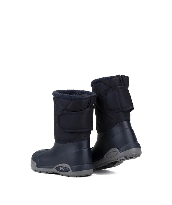 Quilted Winter Boots with Easy Fasten Strap 2 Image