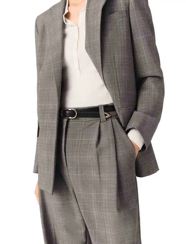 Checked Suit Jacket 2 Image