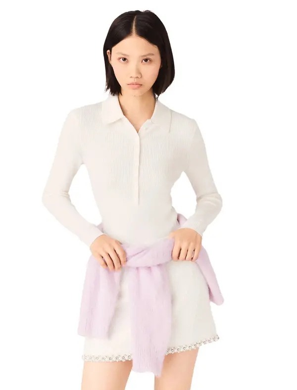 Ribbed Polo Jumper 2 Image