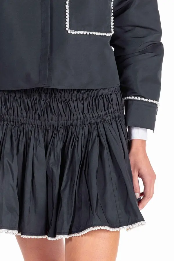 Beaded Taffeta Skirt 1 Image