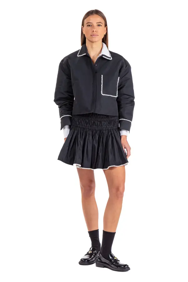 Beaded Taffeta Skirt 2 Image