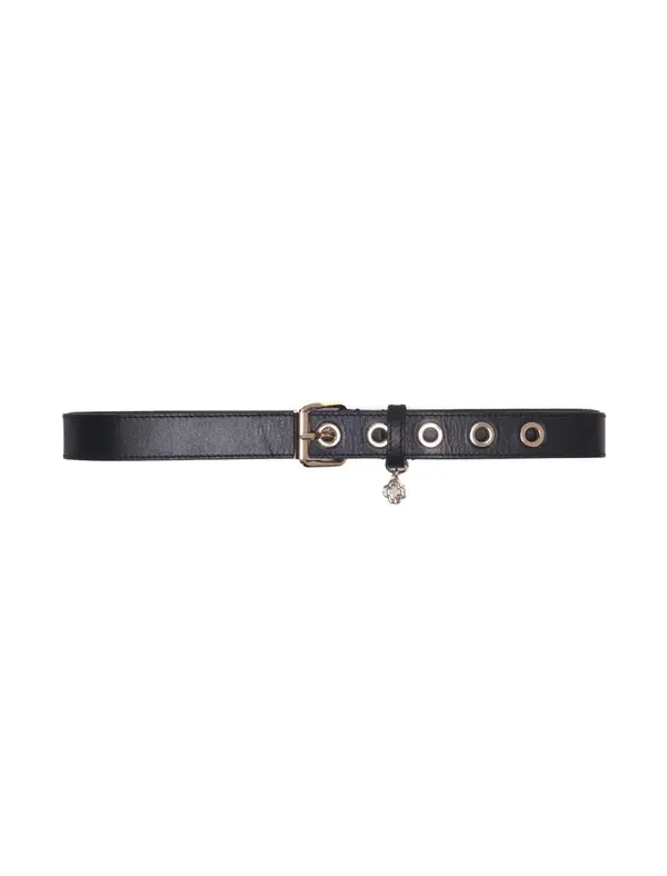 Leather Belt With Miss M Buckle 1 Image