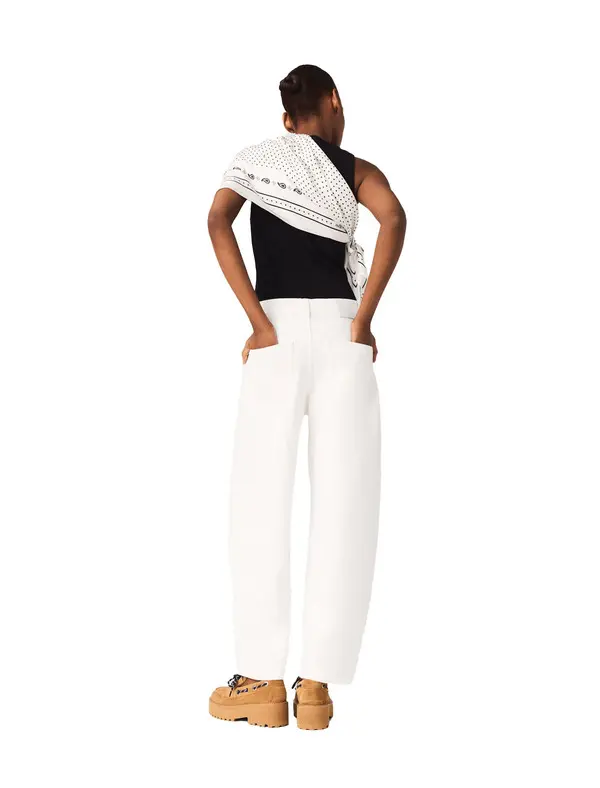 High-Waisted Loose-Fit Balloon Jeans 2 Image