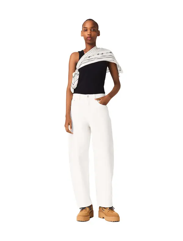 High-Waisted Loose-Fit Balloon Jeans 3 Image