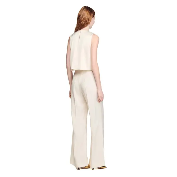 Satin Bow Crop Top 1 Image