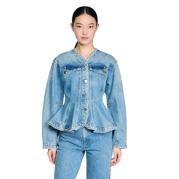 Beaded Denim Jacket 2 Image
