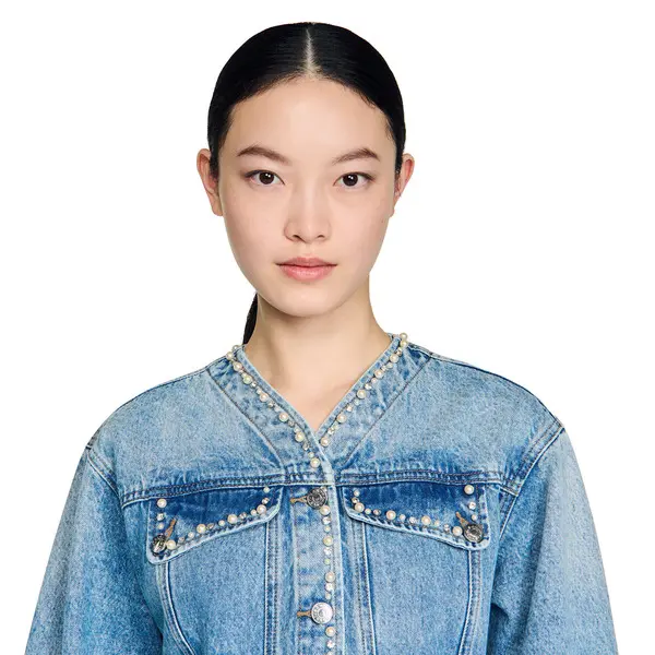 Beaded Denim Jacket 3 Image