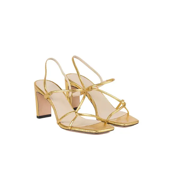 Embossed Leather Sandals 1 Image