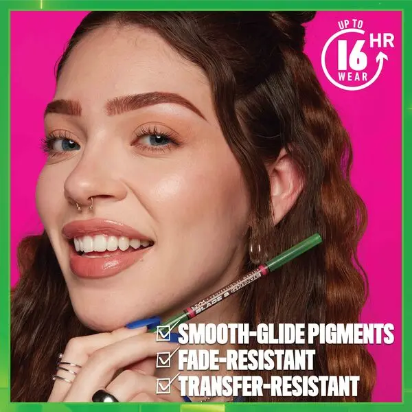 Nyx Professional Makeup Blade & Shade, Dual Edged Brow Pencil, Up to 16HR wear, Smooth-glide pigment 3 Image