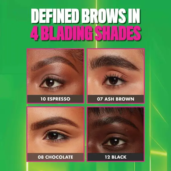 Nyx Professional Makeup Blade & Shade, Dual Edged Brow Pencil, Up to 16HR wear, Smooth-glide pigment 9 Image