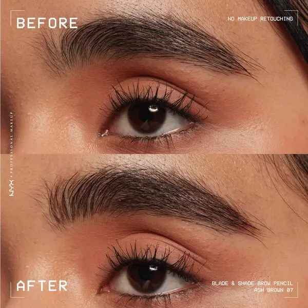 Nyx Professional Makeup Blade & Shade, Dual Edged Brow Pencil, Up to 16HR wear, Smooth-glide pigment 5 Image