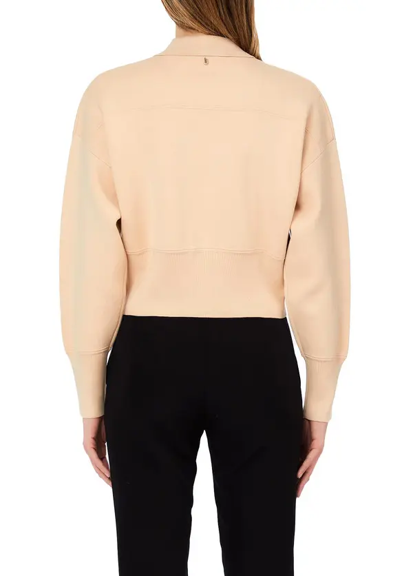 Knit Jacket with Bejewelled Buttons 2 Image