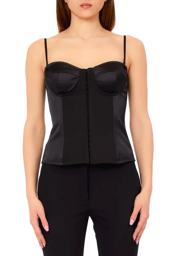 Satin Bustier Top 2 Image