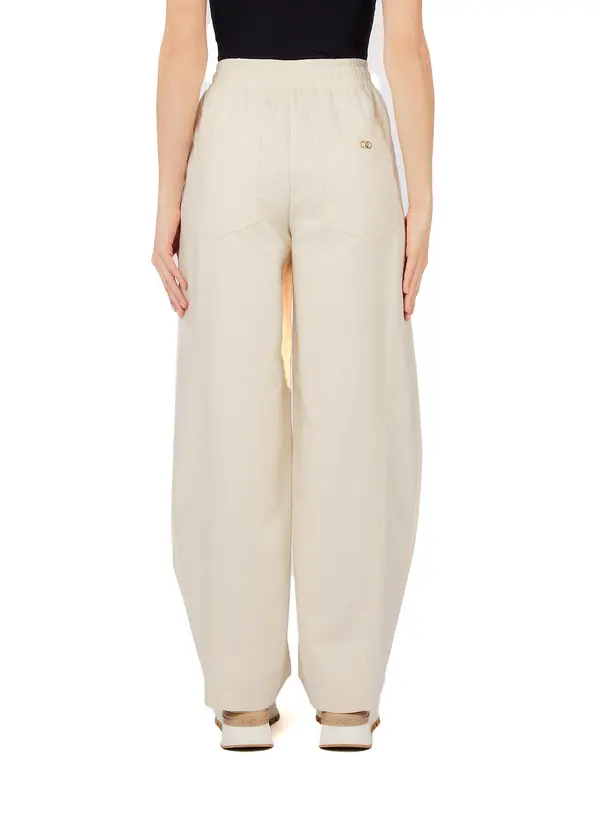Wide-leg Drawstring Trousers 2 Image