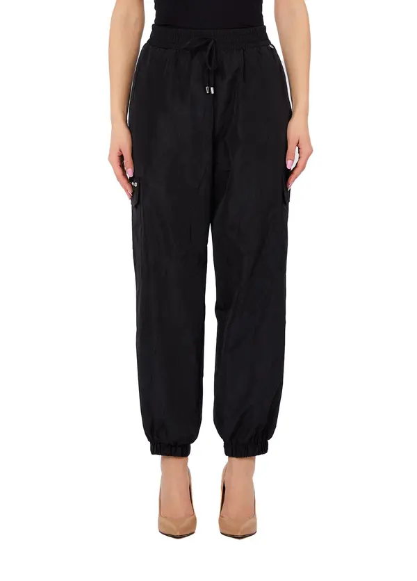 Cargo Pants with Silver Studs on Pockets 2 Image