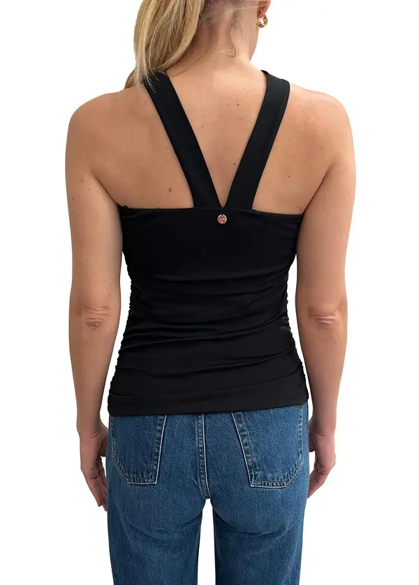 Halter Neckline Top with Ring Detail 1 Image