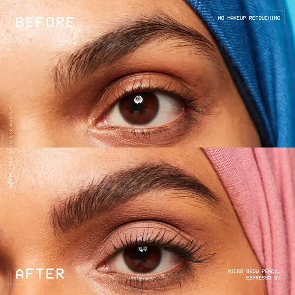 Nyx Professional Makeup Micro Brow Pencil, Ultra-Fine, Dual-Ended, Precise Eyebrow Pencil with Retractable Tip and Spoolie Brush 4 Image