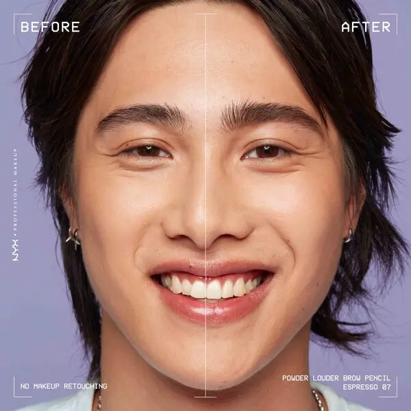 Nyx Professional Makeup Powder Louder, Brow Pencil, 12HR Wear, Buildable Micro-Fibers 3 Image