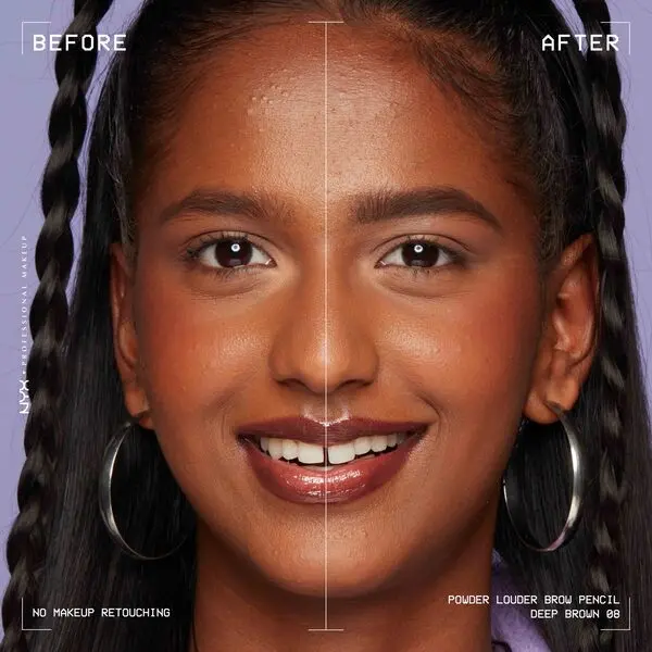 Nyx Professional Makeup Powder Louder, Brow Pencil, 12HR Wear, Buildable Micro-Fibers 5 Image