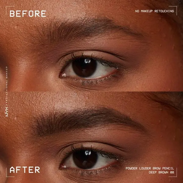 Nyx Professional Makeup Powder Louder, Brow Pencil, 12HR Wear, Buildable Micro-Fibers 6 Image