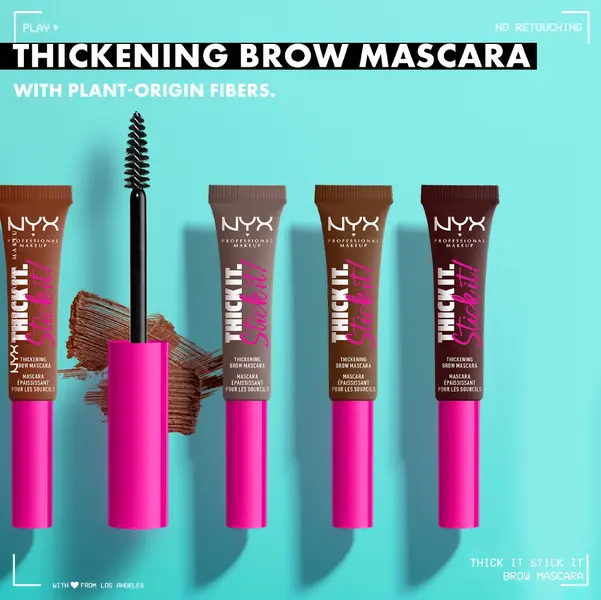 Nyx Professional Makeup | THICK IT STICK IT! BROW GEL  8 Image