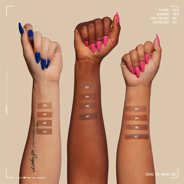 Nyx Professional Makeup Zero to Brow Longwear Brow Gel, Transfer-resistant, fade-resistant, and smudge-resistant (Vegan) 5 Image