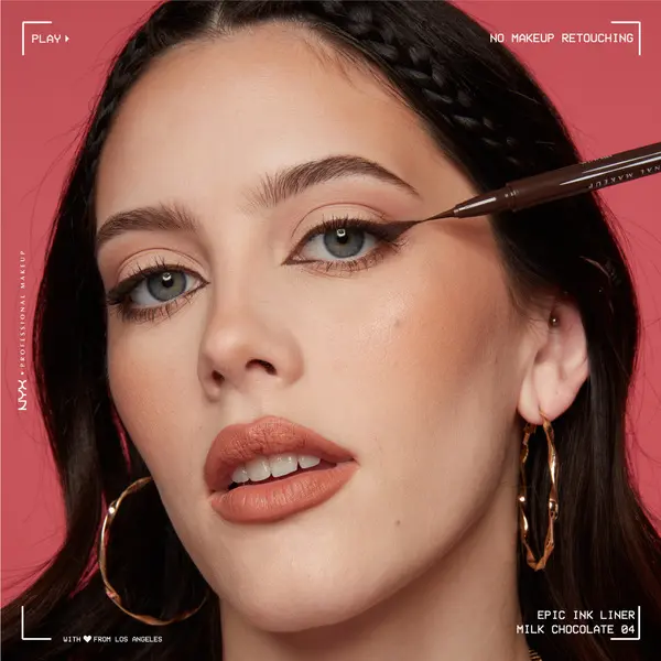 Nyx Professional Makeup Epic Ink Liner, Waterproof Liquid Eyeliner, Vegan Formula, Intense Pigment 6 Image