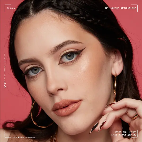 Nyx Professional Makeup Epic Ink Liner, Waterproof Liquid Eyeliner, Vegan Formula, Intense Pigment 7 Image