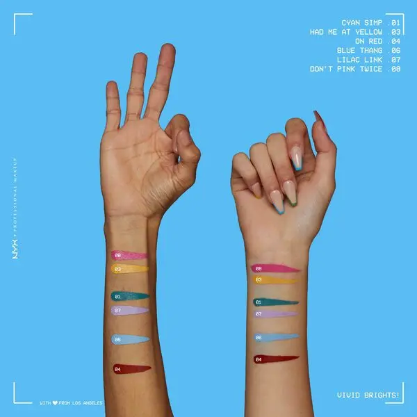 Nyx Professional Makeup | Vivid Brights Colored Liquid Eyeliner 5 Image