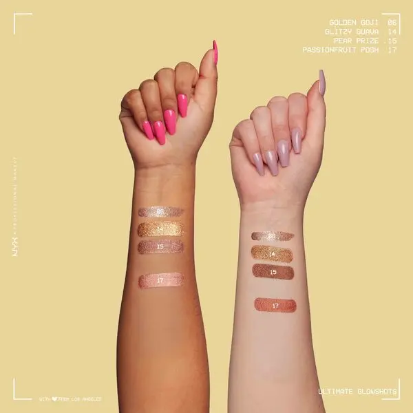 Nyx Professional Makeup Ultimate Glow Shots, Brightening Liquid Eyeshadow  4 Image