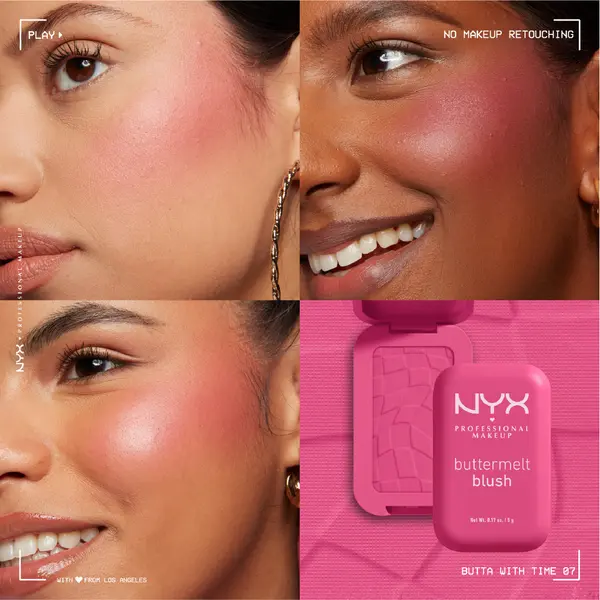 Nyx Professional Makeup Buttermelt Blush, Powder Blush, up to 12 H Wear, Fade & Transfer Resistant 5 Image