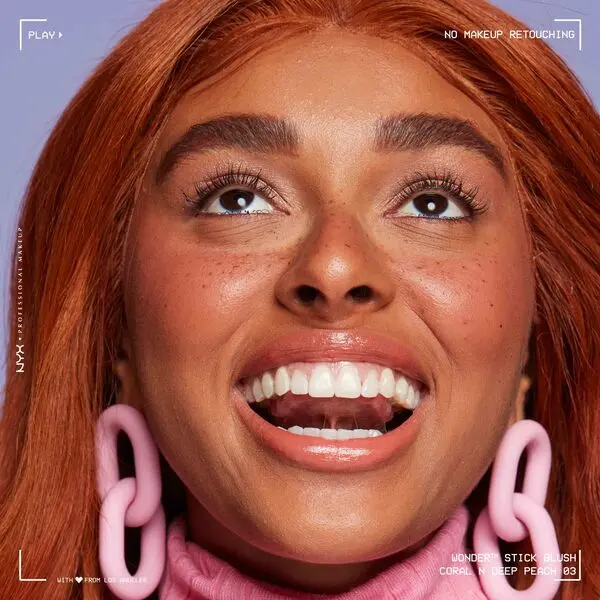 Nyx Professional Makeup Blush, With Hyaluronic Acid for Hydration, Blendable Texture, Vegan, Wonder Stick 7 Image