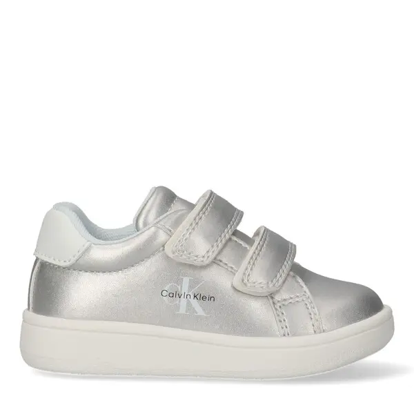 Metallic Low-Top Sneakers 1 Image