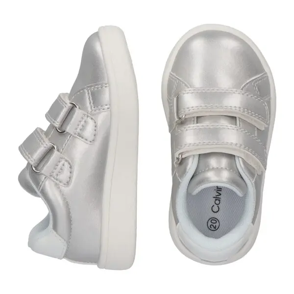 Metallic Low-Top Sneakers 3 Image