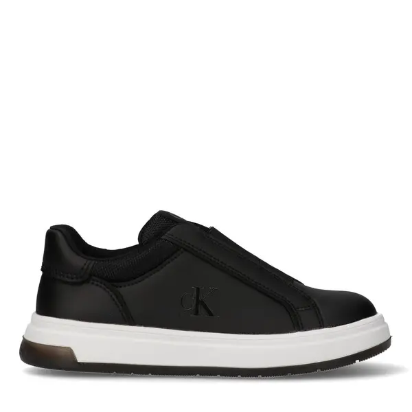 Monogram Slip-On Leather Sneakers 1 Image