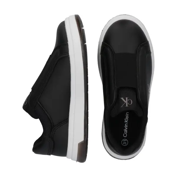 Monogram Slip-On Leather Sneakers 3 Image