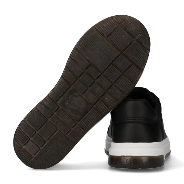 Monogram Slip-On Leather Sneakers 4 Image