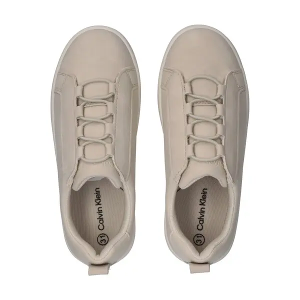 Low-Top Monochrome Sneakers with Ghillie Lacing 2 Image