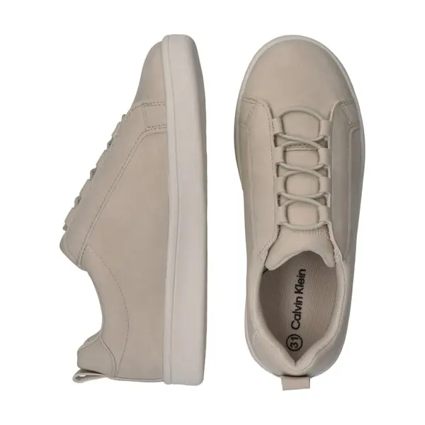 Low-Top Monochrome Sneakers with Ghillie Lacing 3 Image