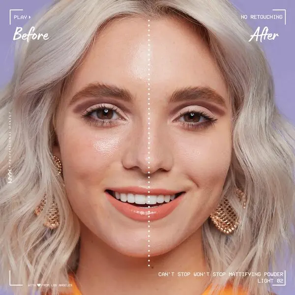 Nyx Professional Makeup Can't Stop Won't Stop Mattifying Pressed Powder 2 Image