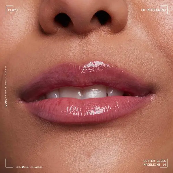 Nyx Professional Makeup Butter Gloss, Non-Sticky Lip Gloss, Buttery Soft, Silky Smooth and Creamy, Sheer to Medium Coverage 4 Image