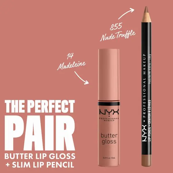 Nyx Professional Makeup Butter Gloss, Non-Sticky Lip Gloss, Buttery Soft, Silky Smooth and Creamy, Sheer to Medium Coverage 5 Image