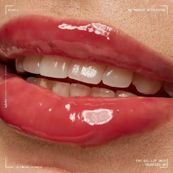 Nyx Professional Makeup Fat Oil Lip Drip, Moisturizing, Shiny, Vegan Tinted Lip Gloss, Non-Sticky Finish, 12H Hydration, Squalane, Raspberry and Cloudberry Oils 3 Image