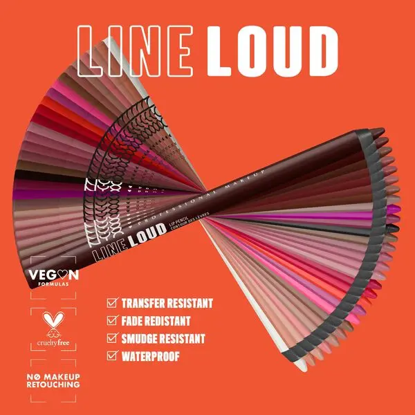 Nyx Professional Makeup Line Loud Lip Liner Pencil, Magic Maker 1 Image